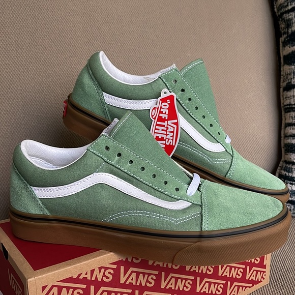 Vans Old Skool Gum Basil / True White MEN`S - Picture 6 of 16